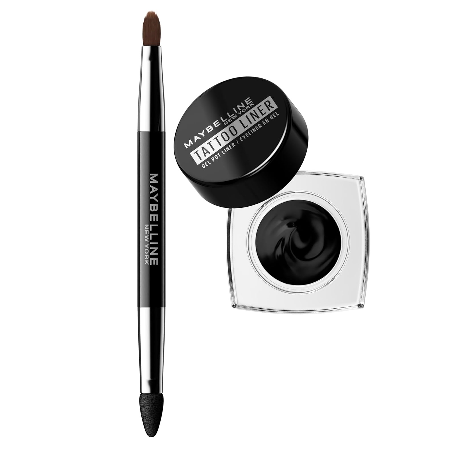 خط چشم ژلی میبلین به همراه برس