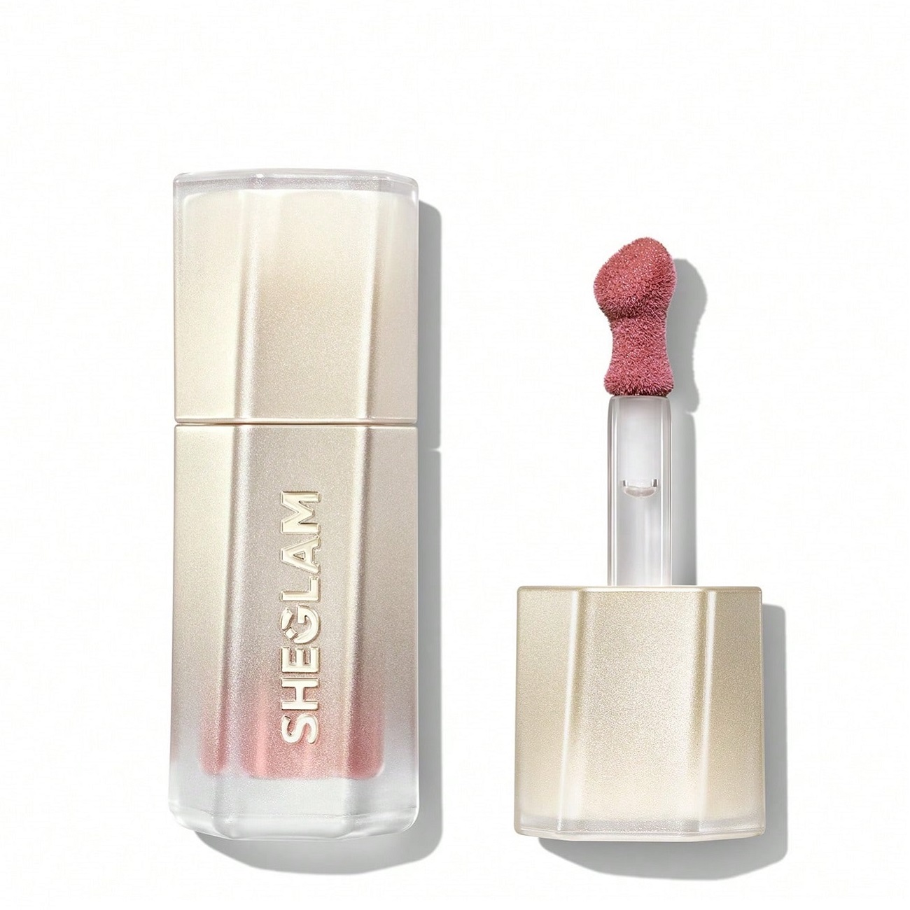 رژلب مایع شیگلم سری Stardust Swipe Glitter رنگ 034 Bare Nebula