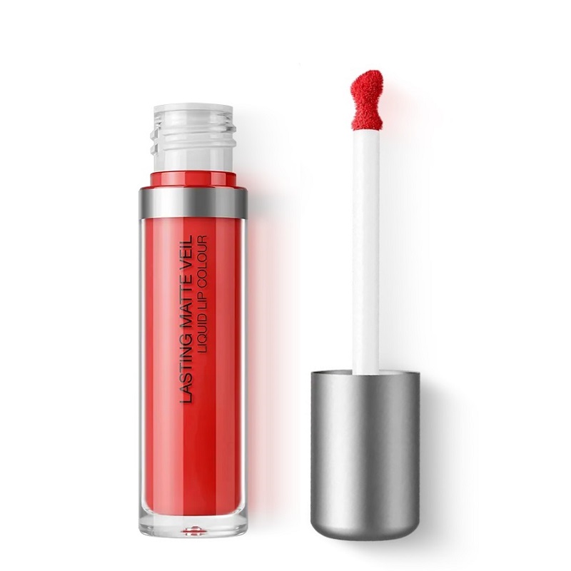 رژلب مایع مات بادوام کیکو مدل Lasting Matte Veil رنگ 13 Cherry Red
