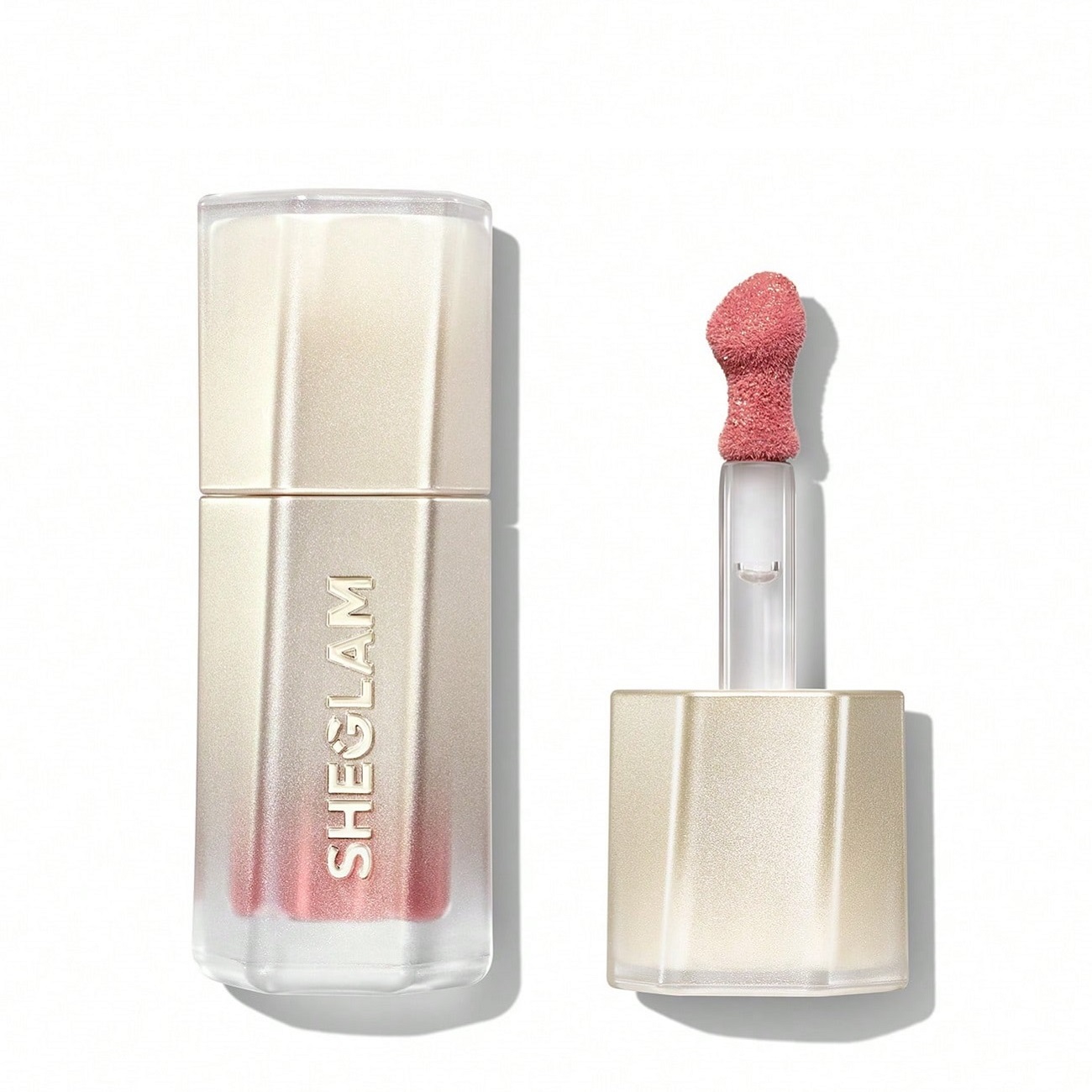 رژلب مایع شیگلم سری Stardust Swipe Glitter رنگ 137 Cosmic Pink