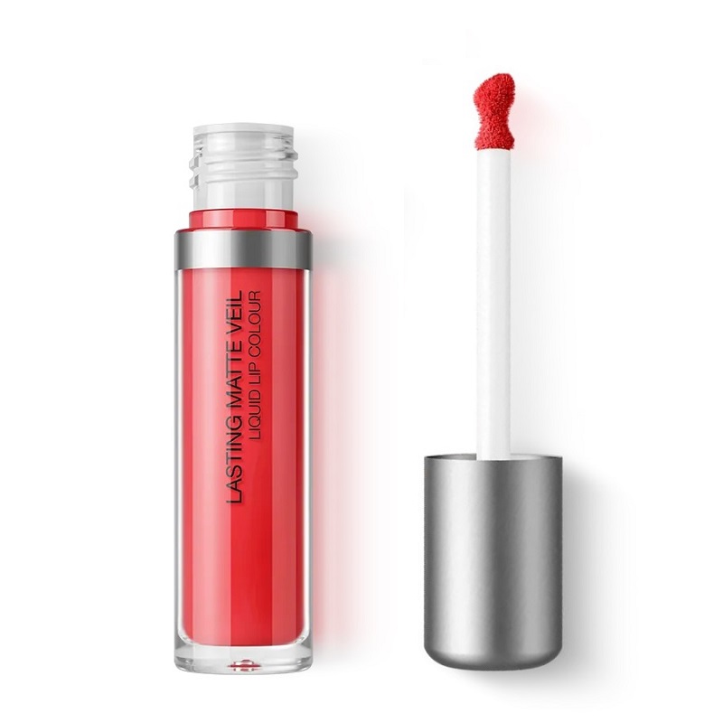 رژلب مایع مات بادوام کیکو مدل Lasting Matte Veil رنگ 12 Crimson Red