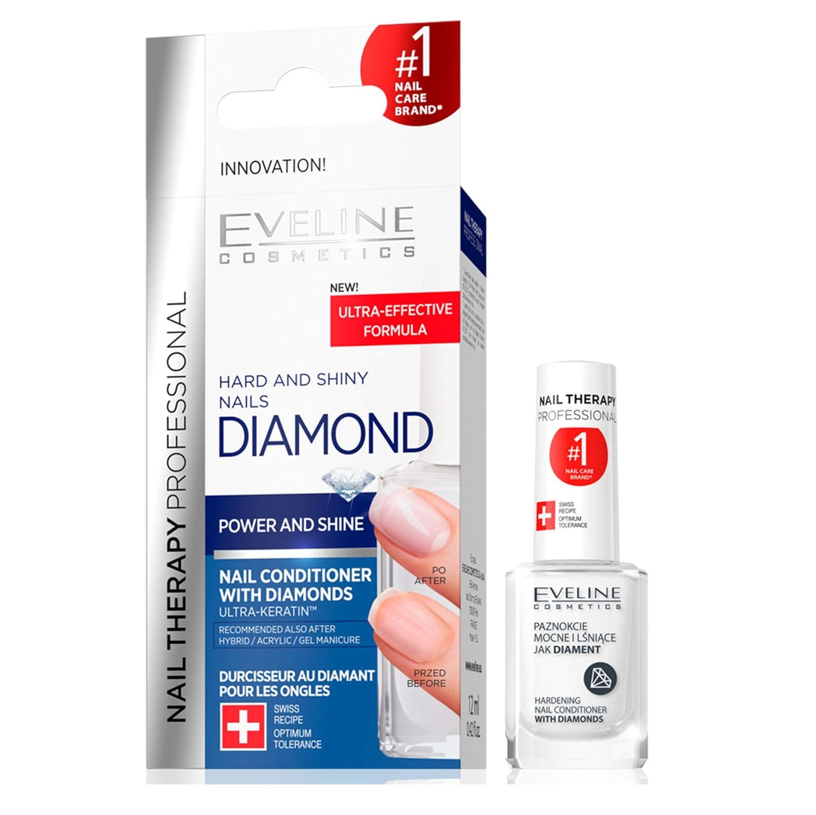 تقویت کننده 8 در 1 تیتانیوم و الماس اولاین حجم 12 میلی لیتر